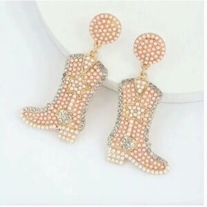 ❤️ FREE Nashville Rhinestone Boho Cowboy Nashville Country Chic Glam Earrings